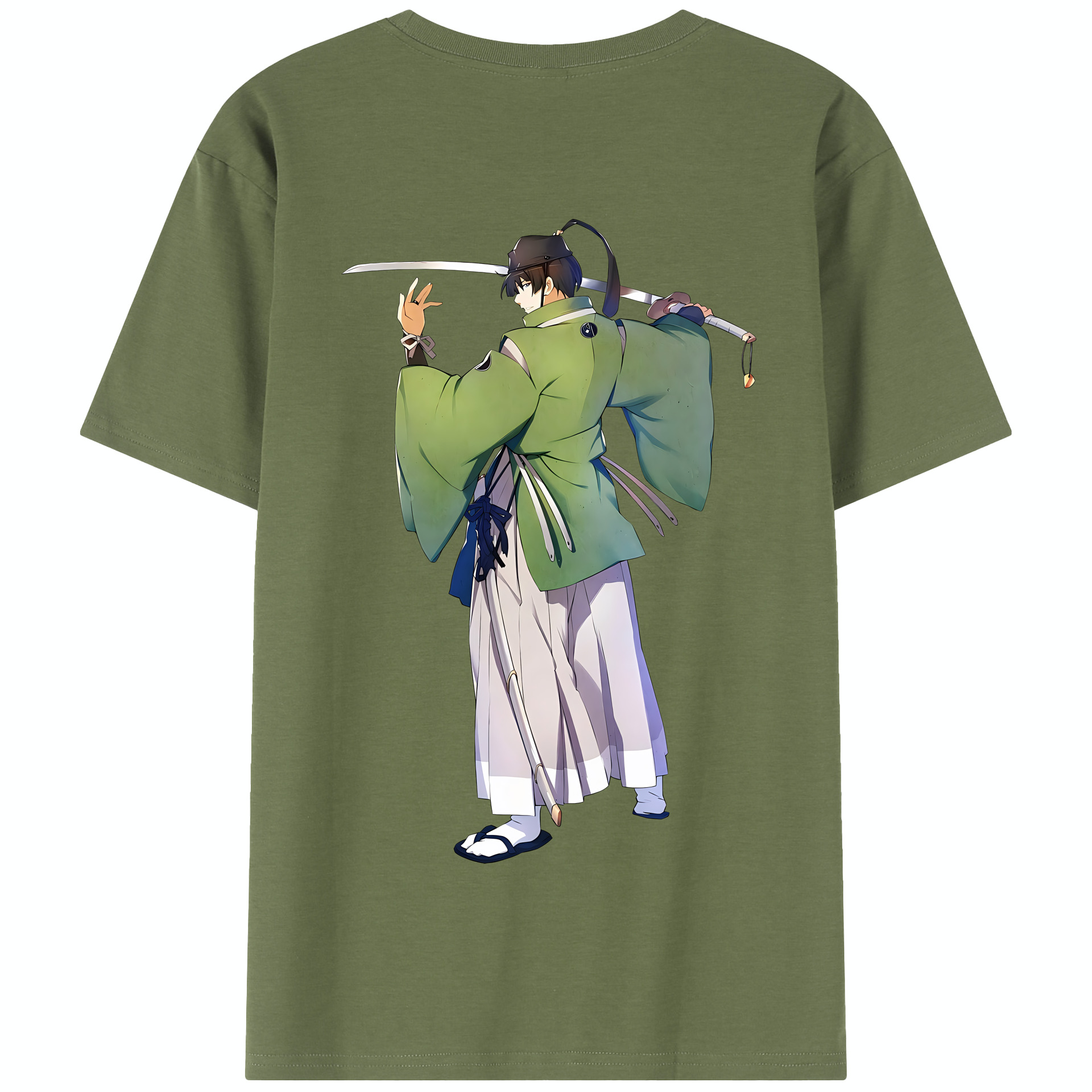 （画像用） 刀剣乱舞 Touken Ranbu 綿100％半袖Tシャツ（背面プリント）